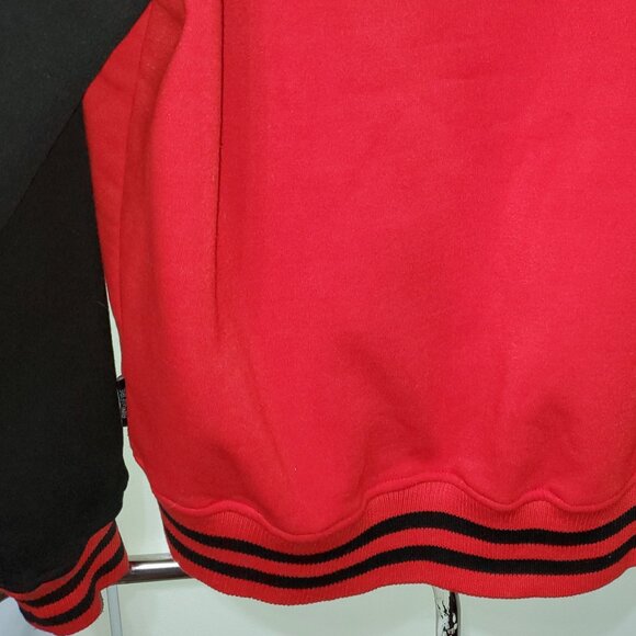 Ring of Fire Men's Hooded Varsity Jacket, Size XL - Picture 7 of 7